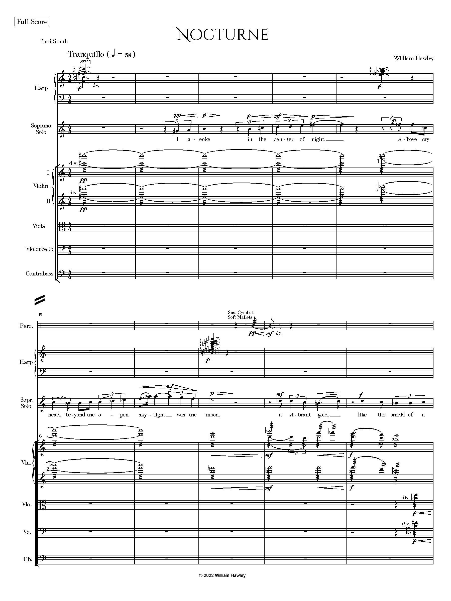 Nocturne, First Page